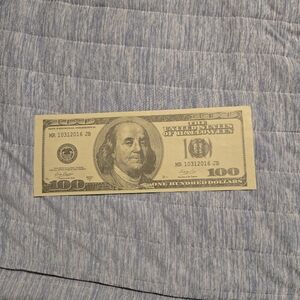 Fun And Collectable Novelty 100 Dollar Bill Prop. United States Of Halloween